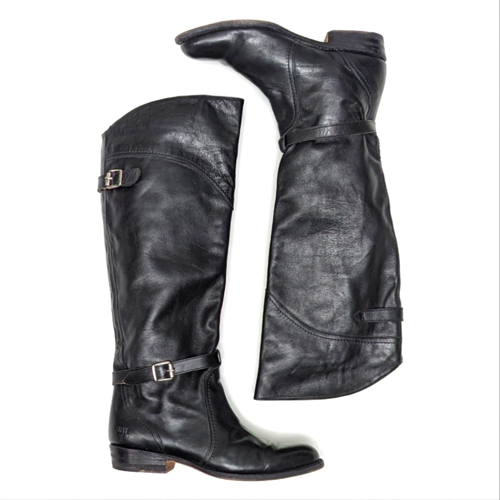 Frye Dorado Riding Boot in Black
